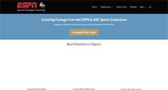 Desktop Screenshot of espnfootage.com